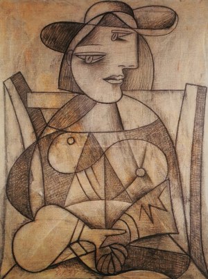 Pablo Picasso (1881-1973), Kobieta ze złożonymi rękami (Marie-Therese Walter)