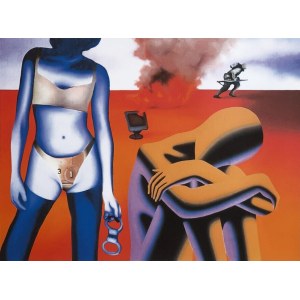 Mark Kostabi (geb. 1960), Ohne Titel, 2020