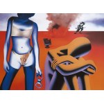 Mark Kostabi (ur.1960), Bez tytułu, 2020