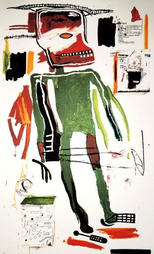 Jean-Michel Basquiat (1960-1988), Because it Hurts the Lungs