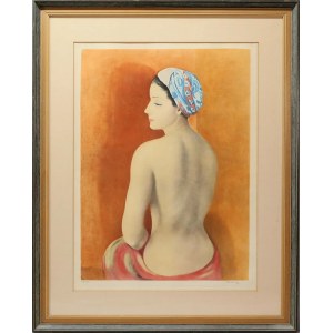 Mojżesz Kisling (1891-1953), Akt w turbanie, 1952