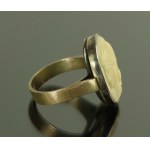 Srebrny pierścionek ORNO, kamea (402)