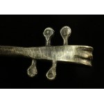 Brooch - cello, silver, author's product (411)