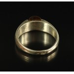 Ring with eyelet, silver (412)