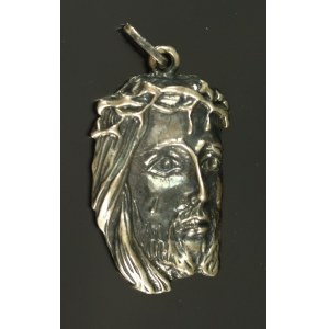 Silver Pendant with Christ (424)
