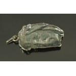 Silver Pendant with Christ (424)