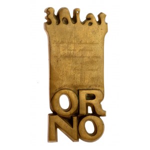 30 years of ORNO plaque, bronze (75)