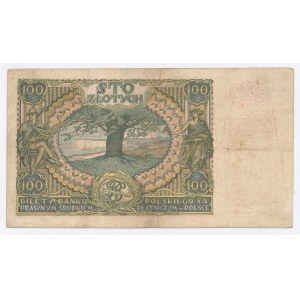 GG, 100 złotych 1932 AI. - fałszywy nadruk okupacyjny (4)