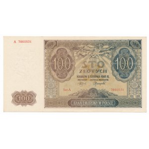 GG, 100 złotych 1941 A (522)
