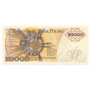 PRL, 20.000 złotych 1989 AK (533)