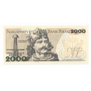 PRL, 2.000 złotych 1982 BP pierwsza seria rocznika (534)