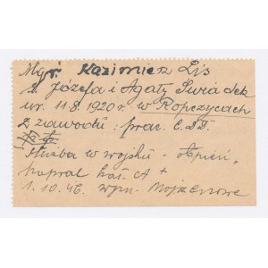 Szubin / Altburgund bon pomocowy na 1 obiad [1939-1945] (542)