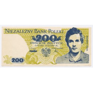 Solidarność, 200 złotych 1986 - Zbigniew Bujak (556)