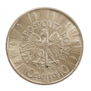 Second Republic, 10 gold 1939 Pilsudski (168)