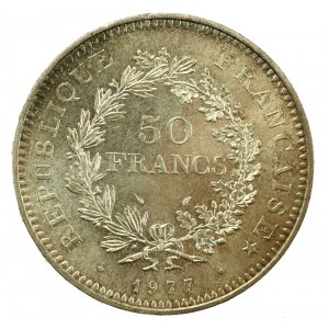 Francja, V Republika, 50 Franków 1977 (182)