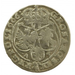 Jan Kazimierz, Szóstak 1666 A-T, Bydgoszcz. (701)