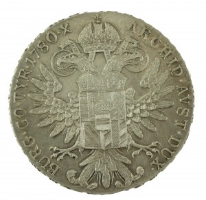 Austria, Maria Teresa, Talar 1780, nowe bicie (16)