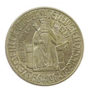 PRL, 10 złotych 1964, Kazimierz Wielki, Próba, CuNi. (30)