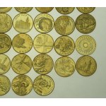 III RP, zestaw monet 2 złote 1996-2008. Razem 62 szt. (298)