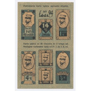 Lodz, food card 1919 - 94 (989)
