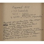Stanislaw Tomalak, Fragment 773 ze série Filosofie případu, 2022-2023