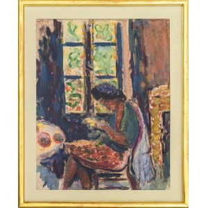 Artist unknown, Woman at the window