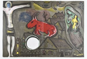 Marc CHAGALL (1887 - 1985), Mistyczne ukrzyżowanie, 1950