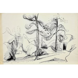 Zdzislaw (CYAN) CYANKIEWICZ (1912-1981), Landscape with trees
