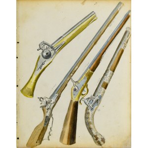 Antoni KOZAKIEWICZ (1841-1929), Sketches of black-powder weapons