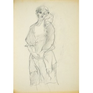 Kasper POCHWALSKI (1899-1971), The figure of a girl, 1953