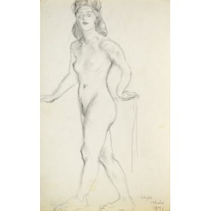 Kasper POCHWALSKI (1899-1971), Nude of a Standing Woman, 1941