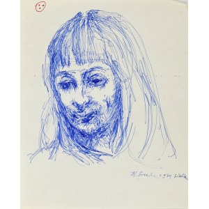 Konrad SRZEDNICKI (1894-1993), Portrét ženy, 1979