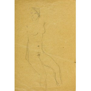 Konrad SRZEDNICKI (1894-1993), Nude of a seated woman, 1946