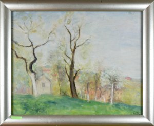 Irena WEISS - ANERI (1888-1981), Pejzaż wiosenny, 1950