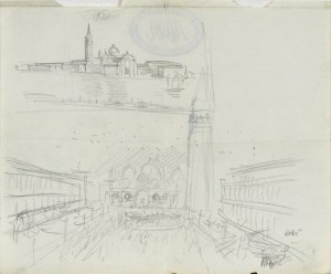 Wojciech WEISS (1875-1950), Wenecja w dwóch ujęciach: Plac św. Marka i Widok na San Giorgio Maggiore