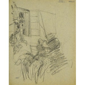Wojciech WEISS (1875-1950), Die Eltern des Künstlers vor dem Haus in Kalwaria