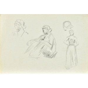 Stanislaw ŻURAWSKI (1889-1976), Sketches of women