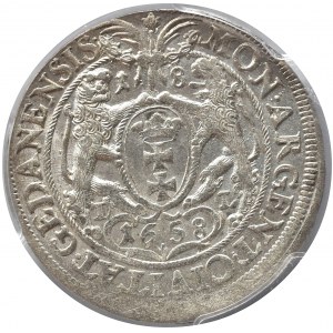 John II Casimir Vasa, 18 groschen 1658 Danzig