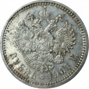 Russia, Nicholaus II, Ruble 1901