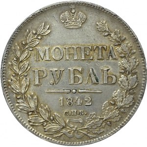 Russia, Nicholaus I, Ruble 1842