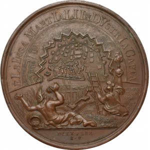 Polska/Rosja, Piotr I, Medal 1711 Elbląg - rzadkość