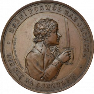 Poland, Medal Tadeus Kosciuszko 100 years Racławice battle