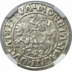 Sigismund II Augustus, Half groschen 1548 Vilnius