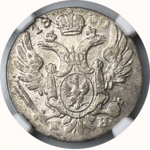 Królestwo Kongresowe, 10 Groszy 1830 FH - NGC MS64 