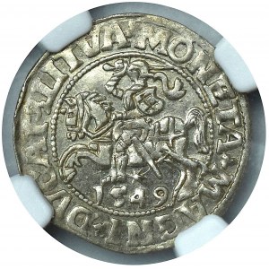 Sigismund II Augustus, Half groschen 1549 Vilnius