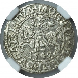 Sigismund II Augustus, Half groschen 1549 Vilnius