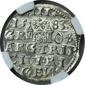 Stefan Batory, Trojak 1583 Ryga