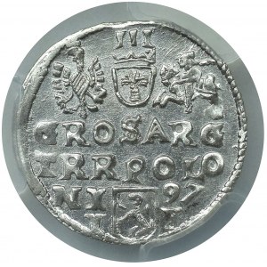 Sigismund III Vasa, 3 Groschen 1597 Lublin