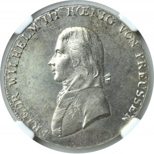 Niemcy, Fryderyk Wilhelm III, Talar 1802 A Berlin - NGC MS63