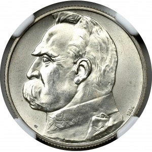 II Rzeczpospolita, 5 Złotych 1934 Orzeł Strzelecki - NGC MS66